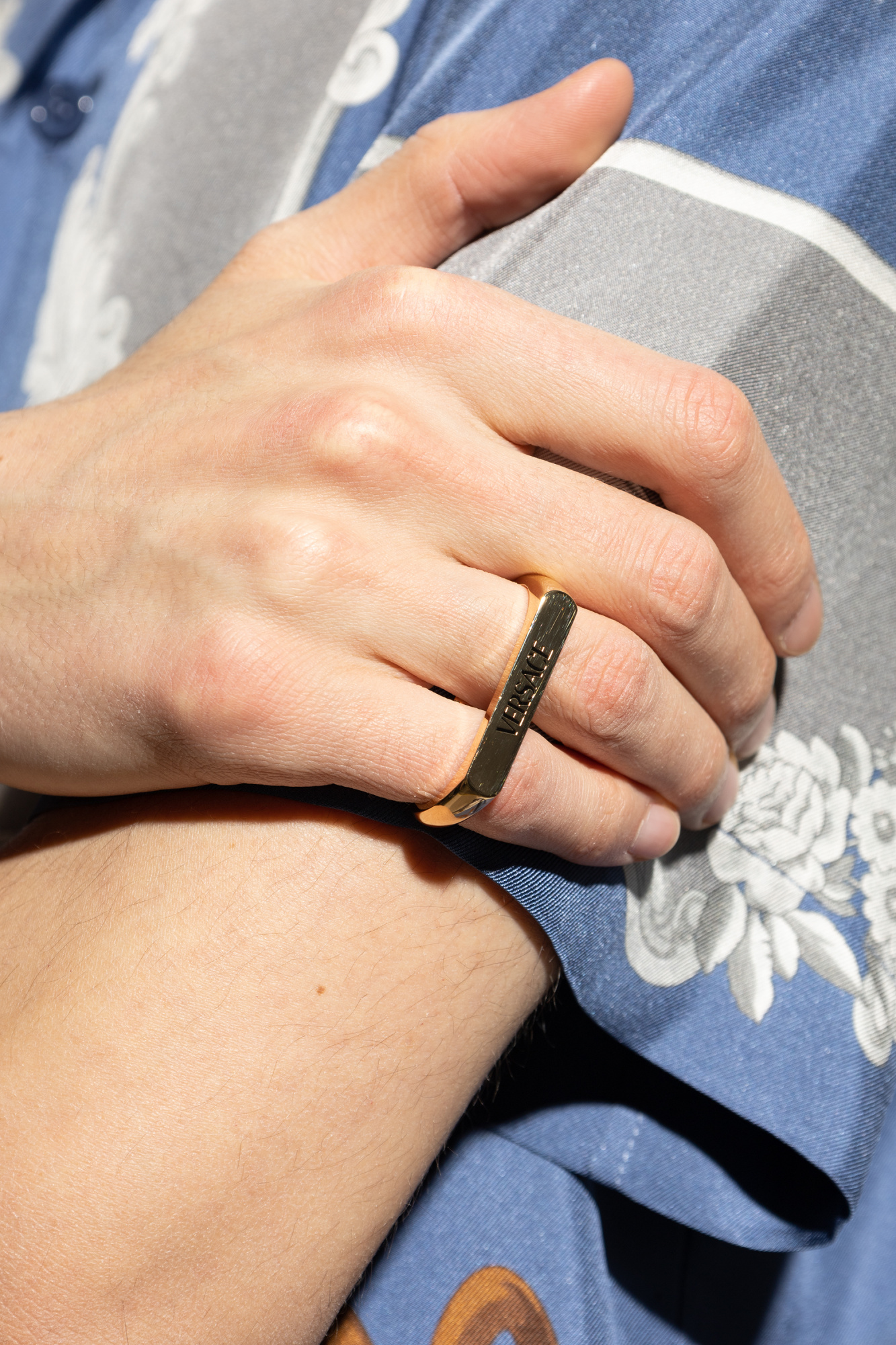Versace Two-finger ring | Men's Jewellery | Vitkac